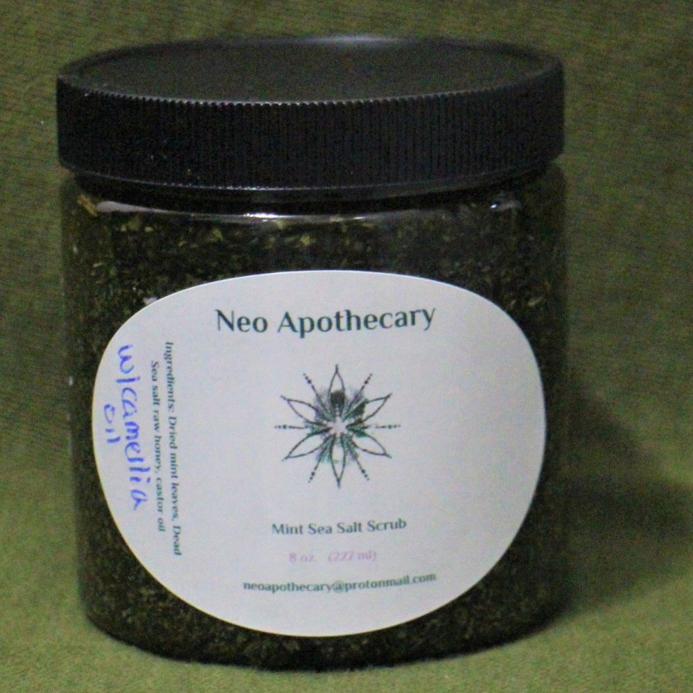 Mint & Raw Honey Salt Scrub